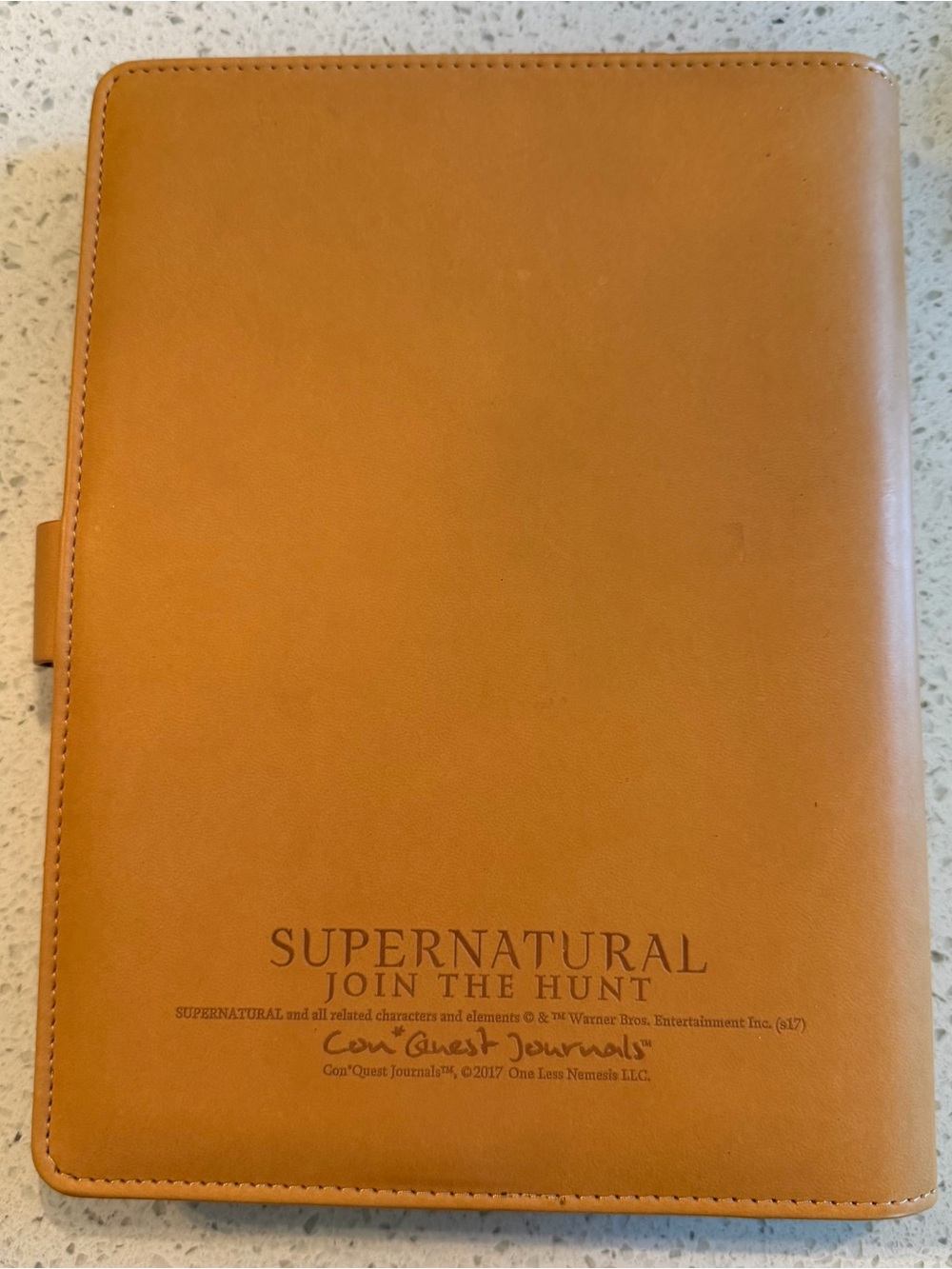 Supernatural Join The Hunt Tan Leather Journal